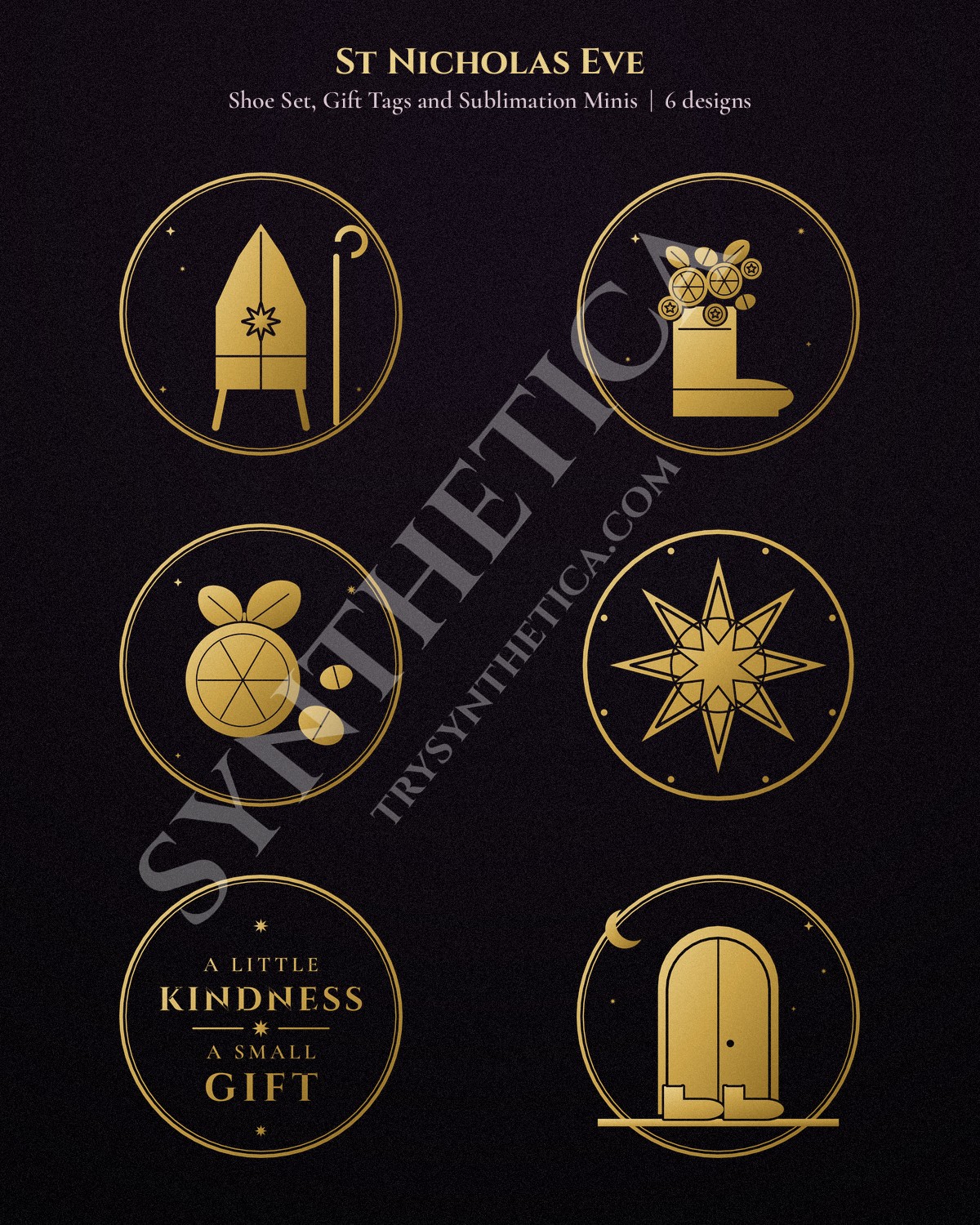 St Nicholas Eve Shoe Set, watermarked preview